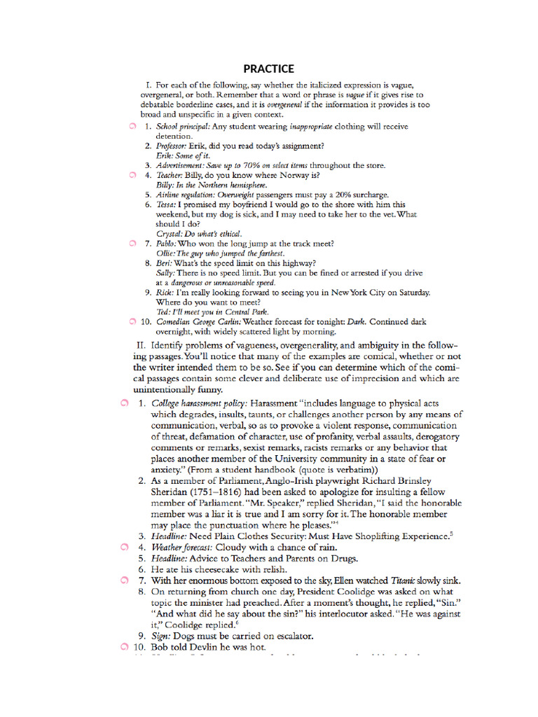 Exercise Week 4 | PDF