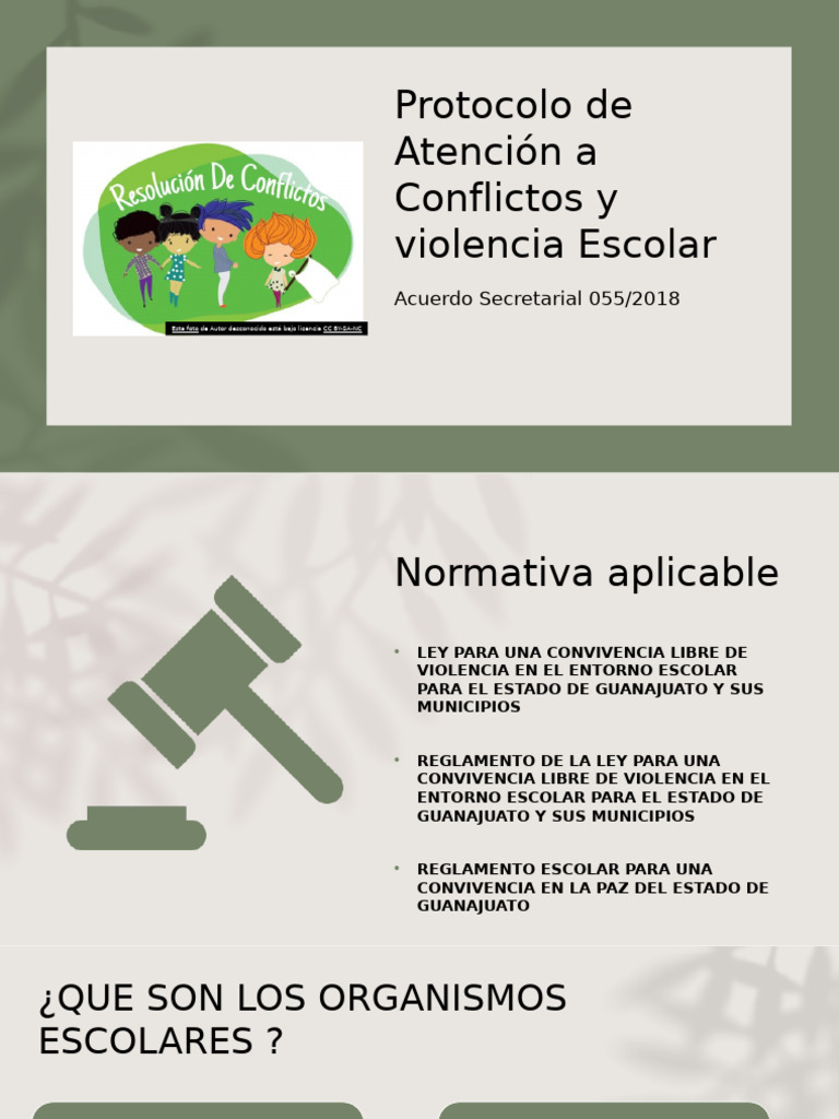 Protocolo de Convivencia Escolar en Guanajuato | PDF | Regulación