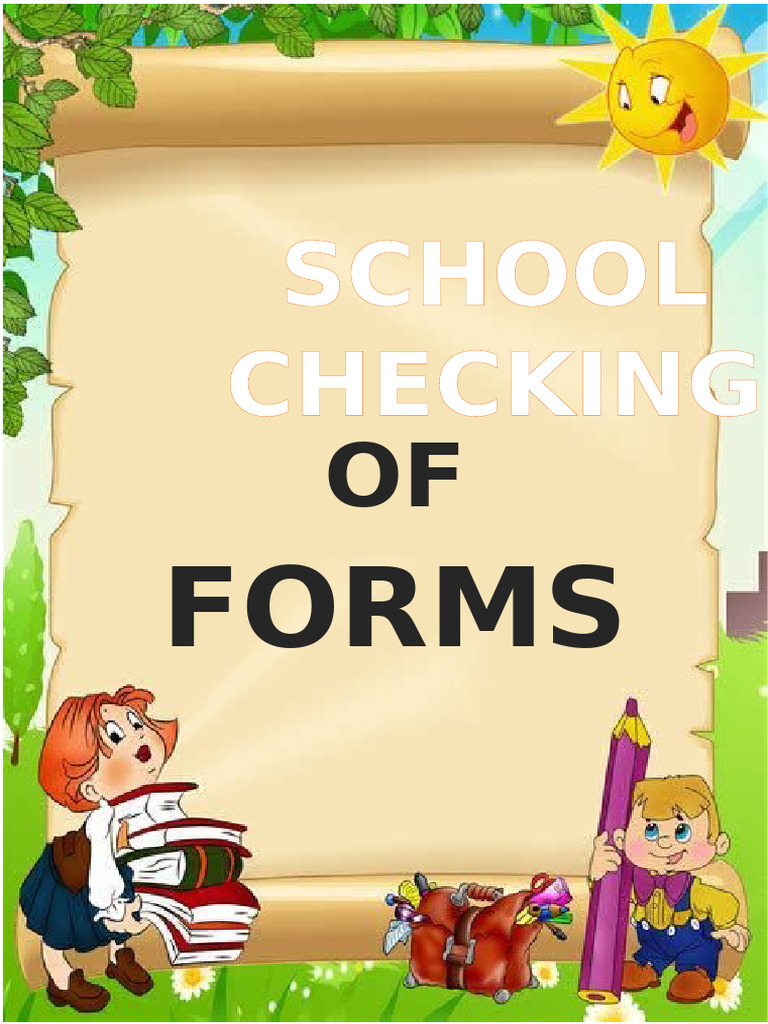 Checking Forms | PDF