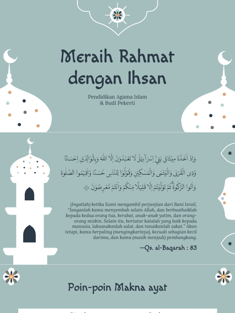 Bab 06 - Ihsan (Qs Al-Baqarah 83) ) | PDF