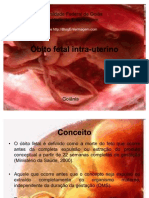 +ôbito fetal intra-uterino