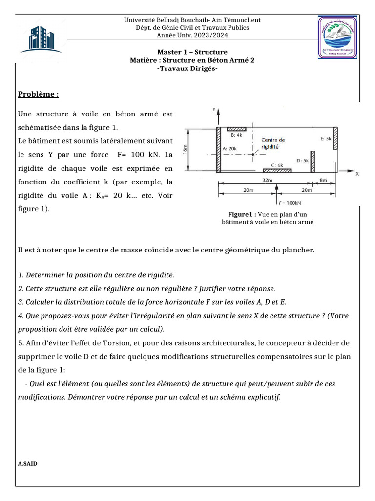 TD Strba M1 Structure CH02 - 2024 | PDF
