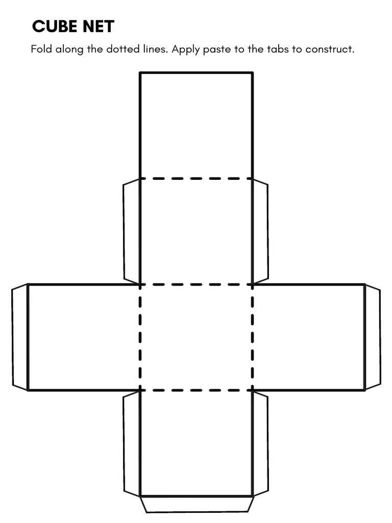 Cube Net | PDF