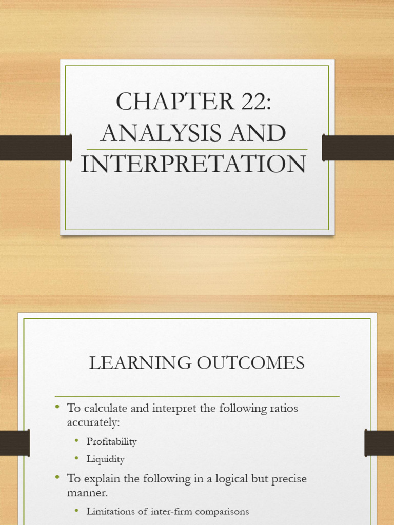 Chapter 22 Analysis of Accounts | PDF | Revenue | Accounting