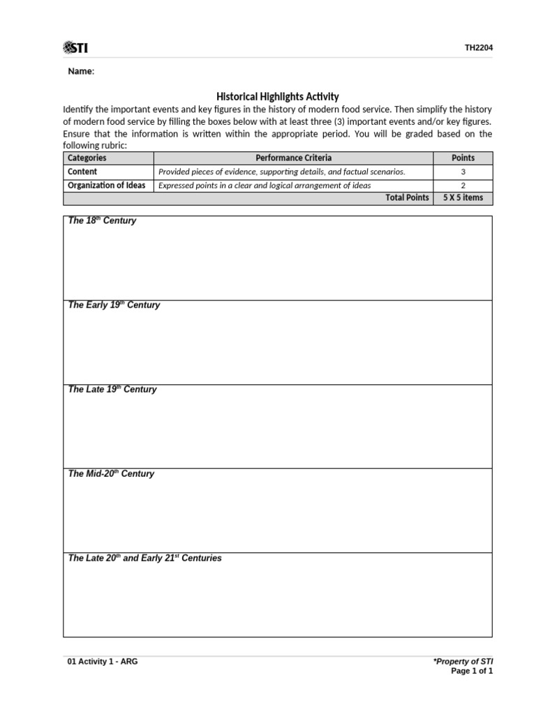01 Activity 1 - ARG Online - Modular | PDF
