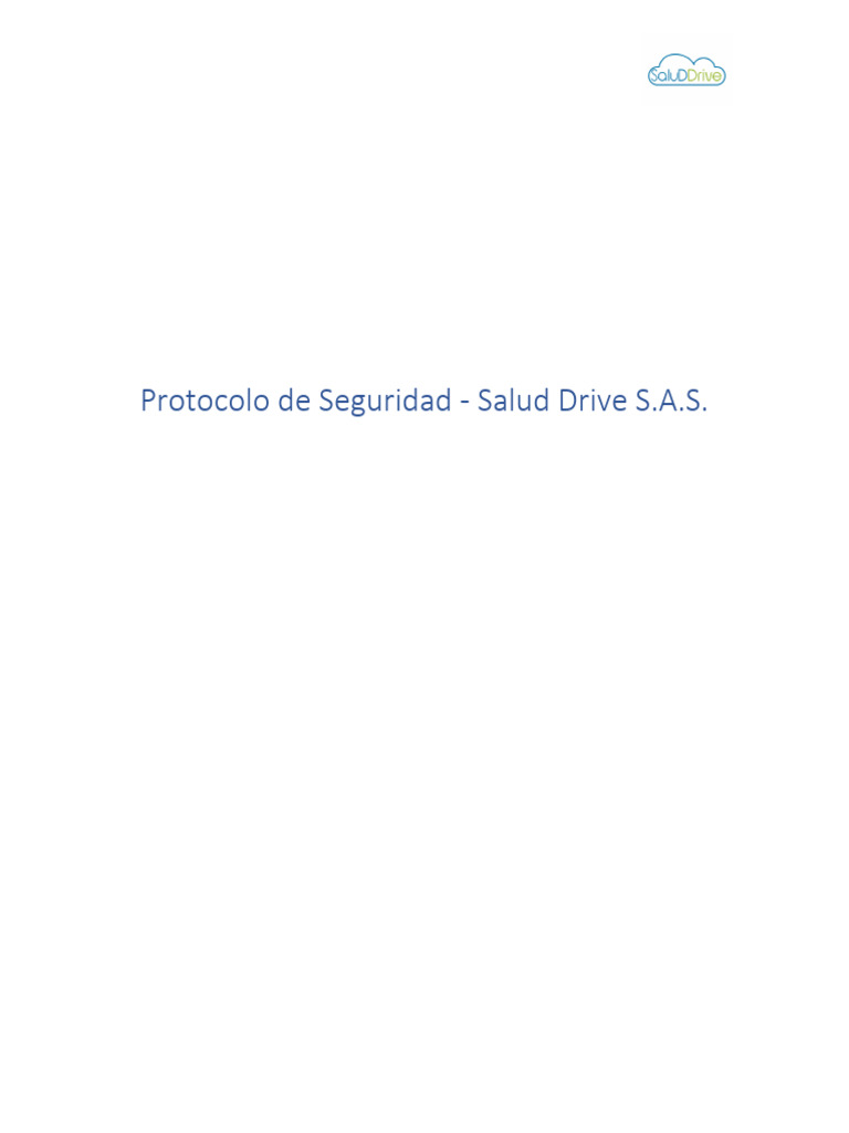 Protocolo de Seguridad en Azure para Salud Drive | PDF | Microsoft ...