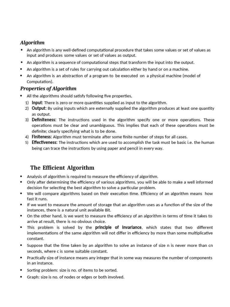DAA Notes | PDF