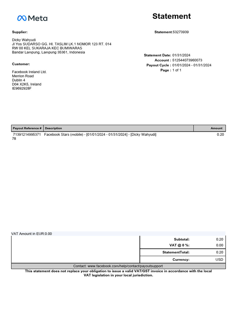 Statement_53273939 | PDF