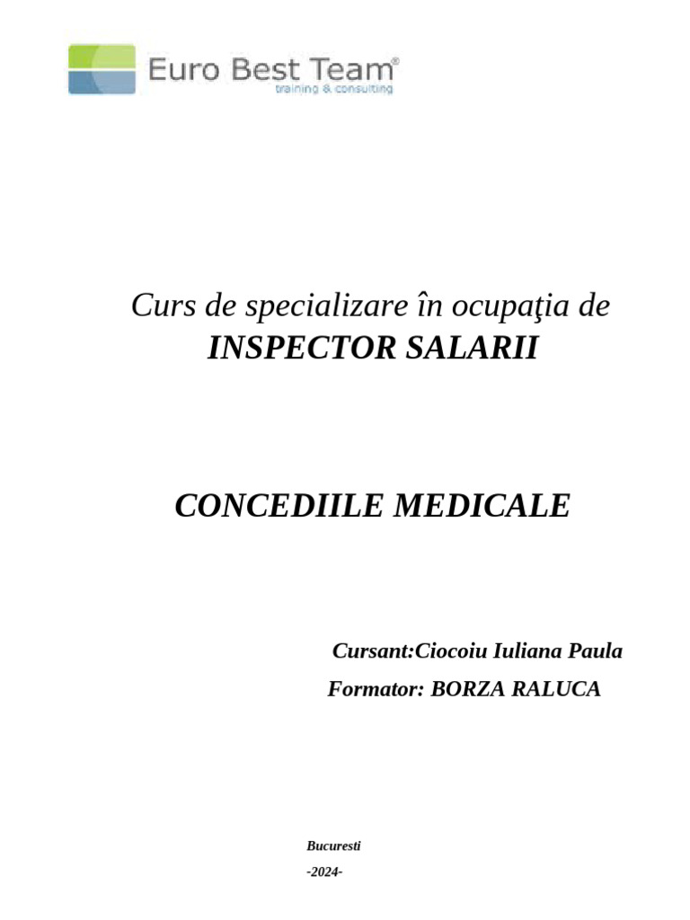 Proiect Inspector Salarii | PDF