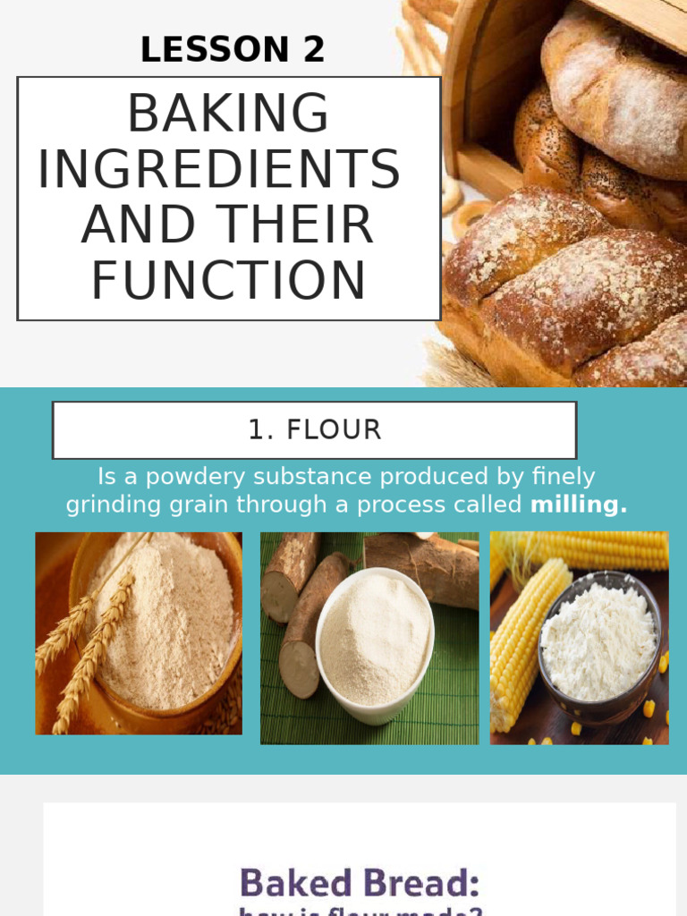 Baking Ingredients | PDF