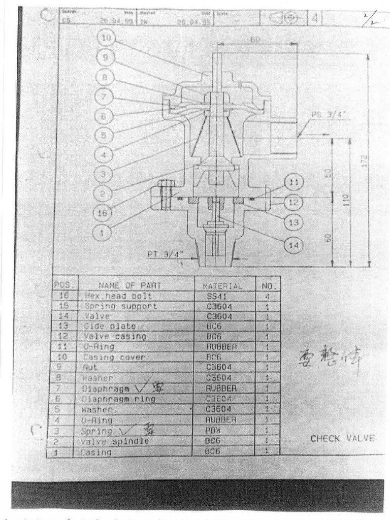 Naniwa VK-20NB Check Valve | PDF