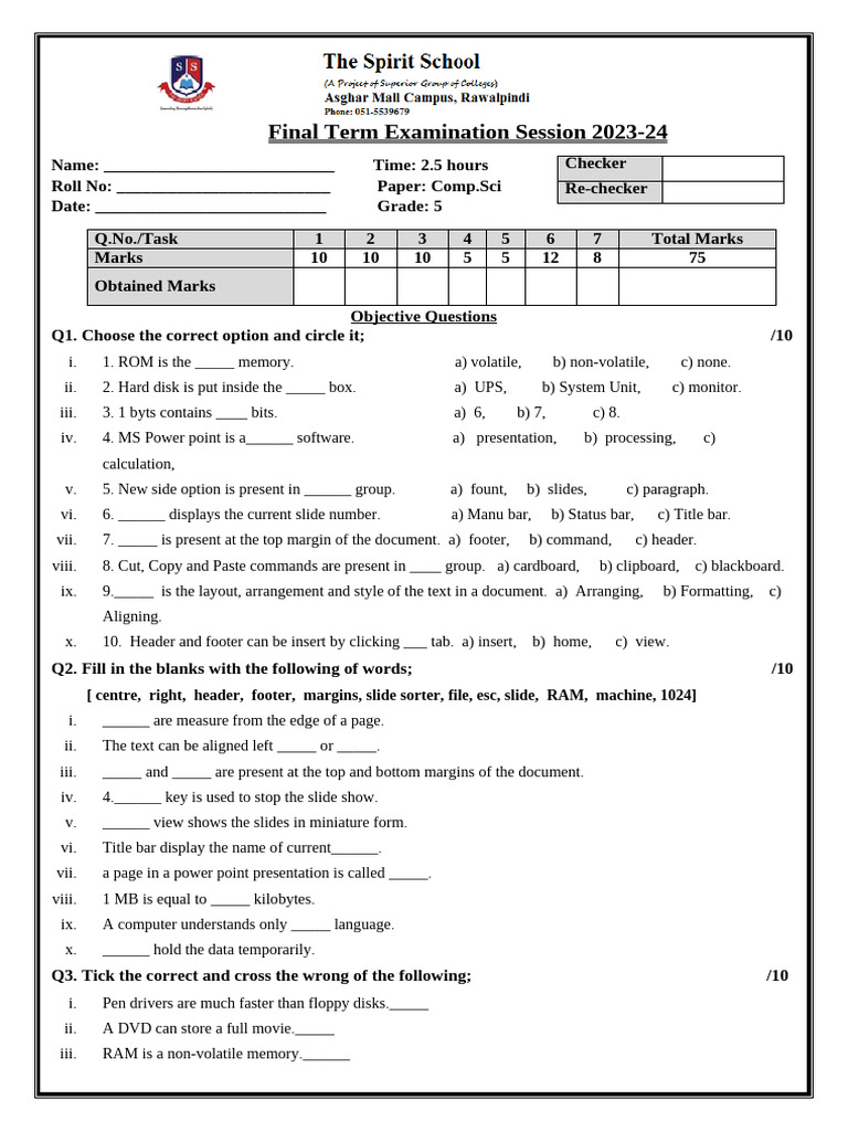 G5 Comp - Sci | PDF