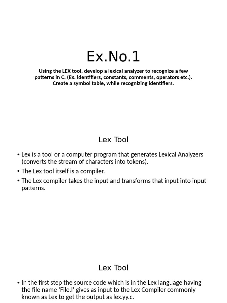 Lab Ex 1 Explanation | PDF