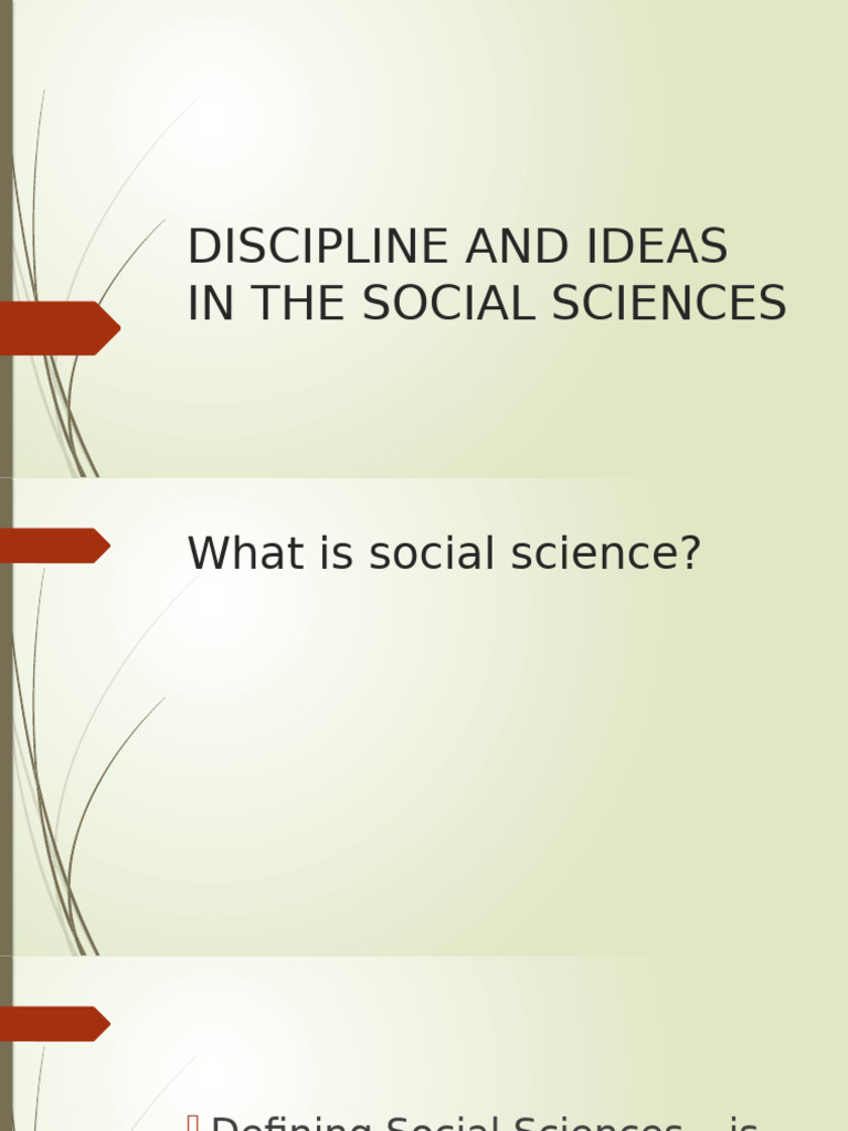 Discipline and Ideas in The Social Sciences | PDF