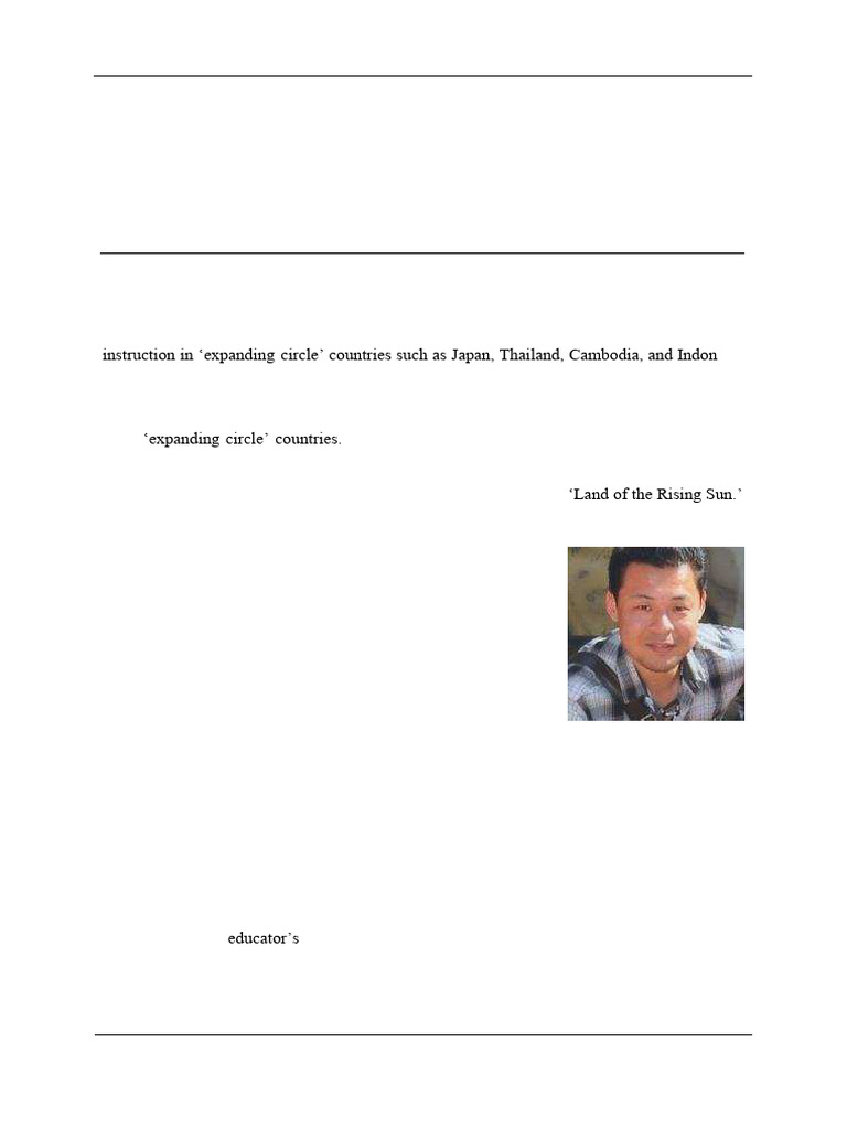 English Language Teaching in Japan Issue | PDF