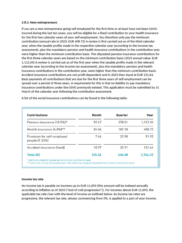 New Self Employment Pdf