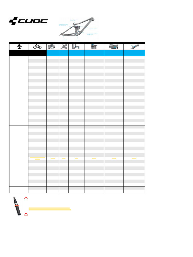 CUBE Torque - Settings - Fullsuspension - MY20 | PDF