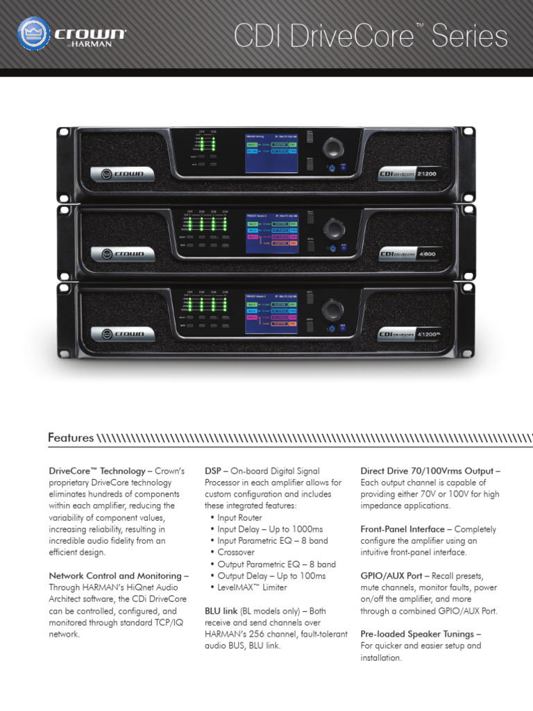 CDI 2-600BL-specs | PDF
