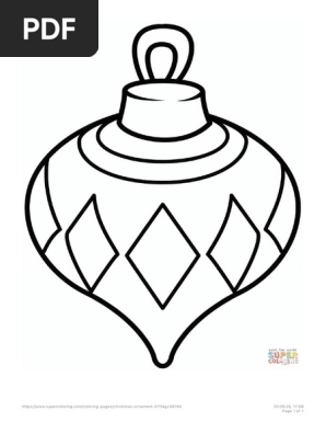 Christmas Ornament coloring page | Free Printable Coloring Pages 3