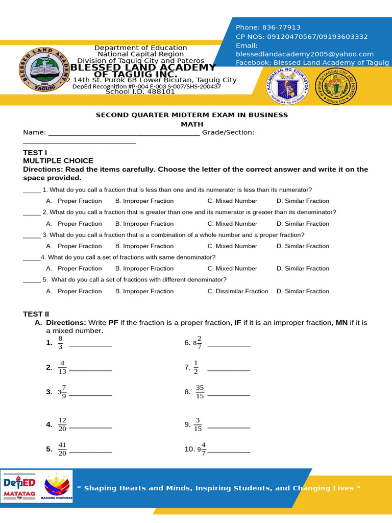 Grade 12 Business Math - Copy - Copy - 104335 | PDF