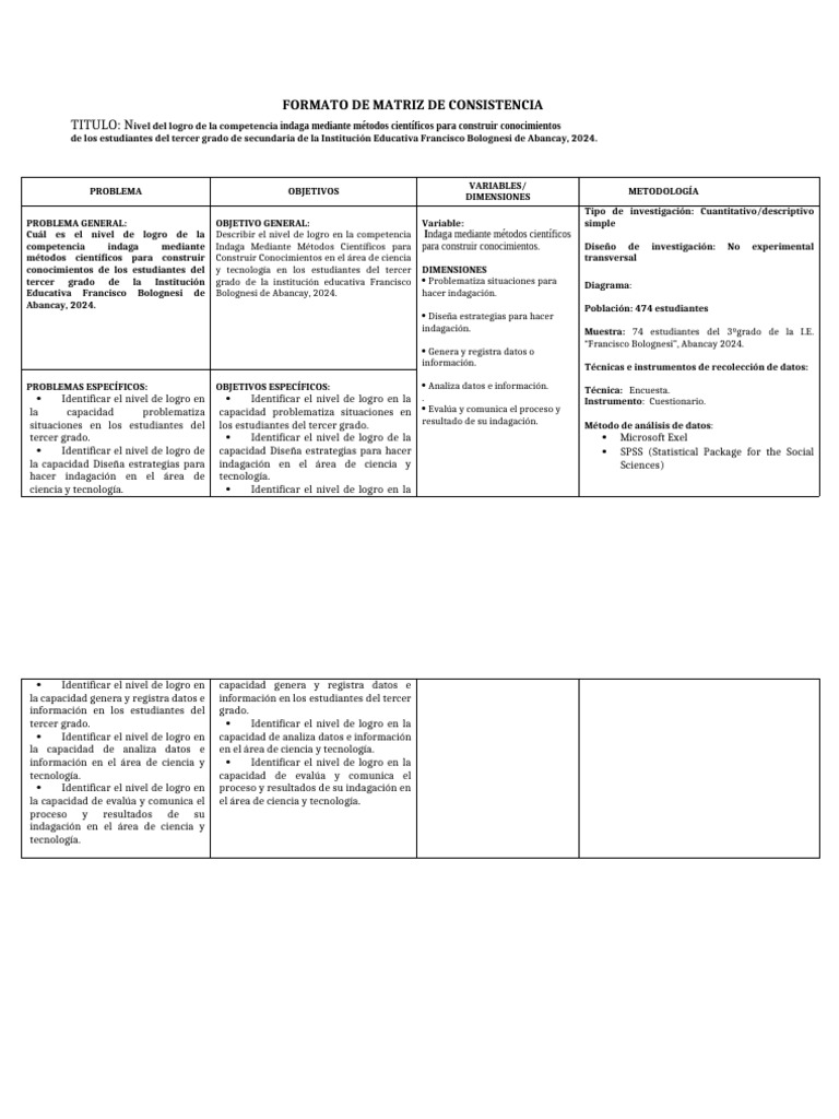 Matriz | PDF