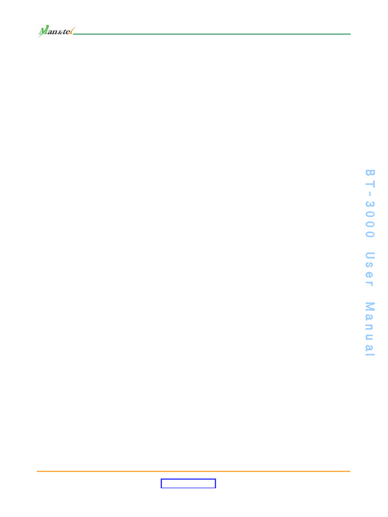 BT-3000 User Manual | PDF