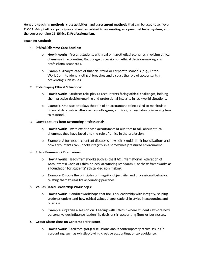 Teaching Methods | PDF