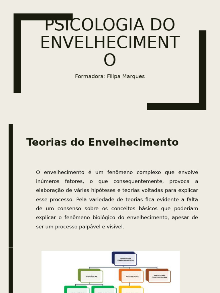 Psicologia Do Envelhecimento | PDF