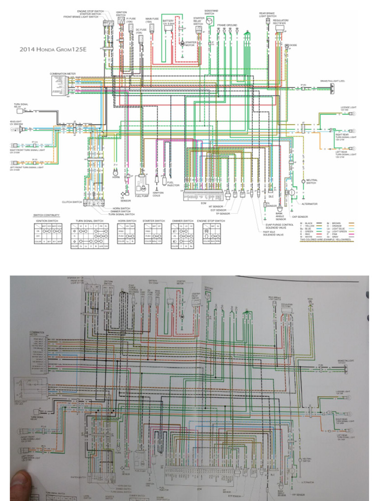 honda 125 2014 and 2018 Grom Wiring ⁮Diagram.doc.pdf [SHARED] PDF
