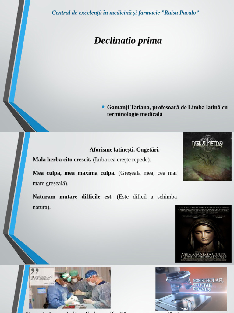 Declinatio Prima | PDF
