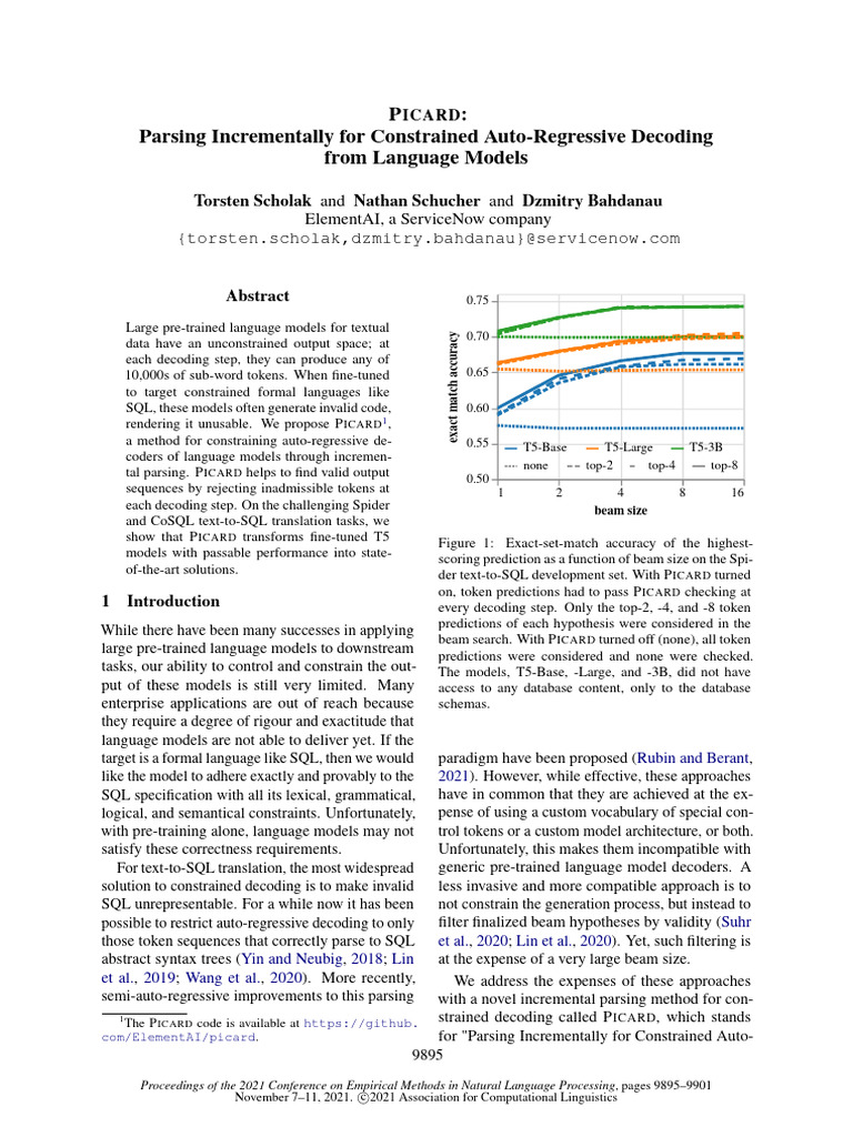 PICARD | PDF | Parsing | Sql