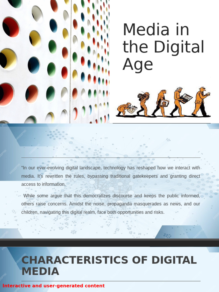 Media in The Digital Age | PDF