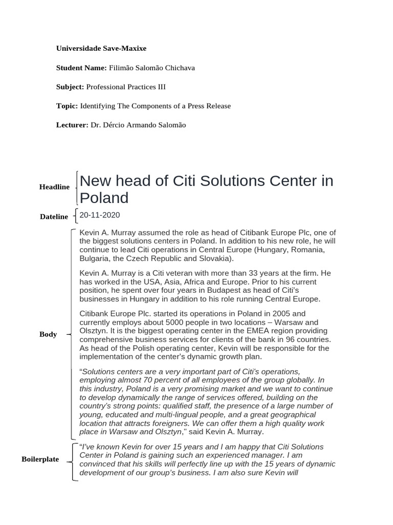Press Release 2 | PDF