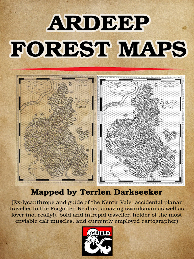 Ardeep Forest Maps (Hexed) | PDF