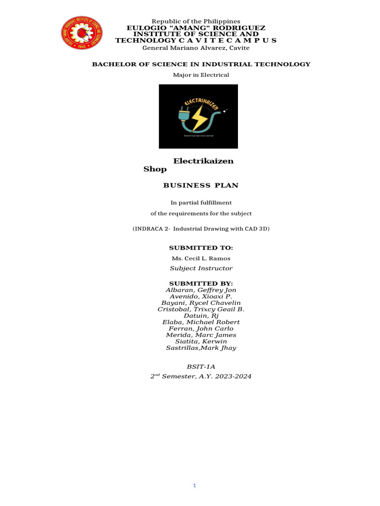 Business Plan Final | PDF