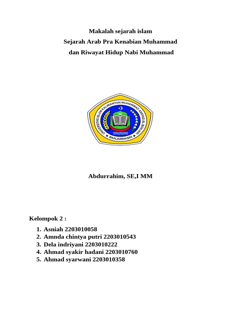 Sejarah Islam Pdf