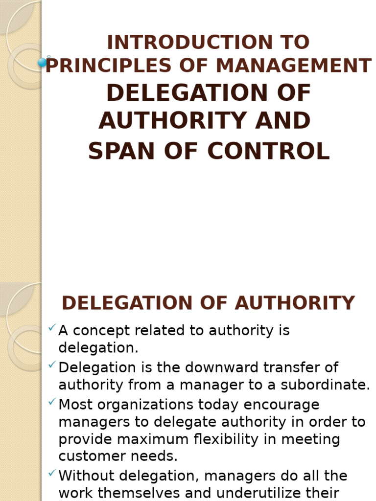 5.introduction To Principles of Management | PDF