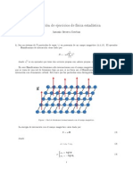 4ª Relación de ejercicios de física estadística