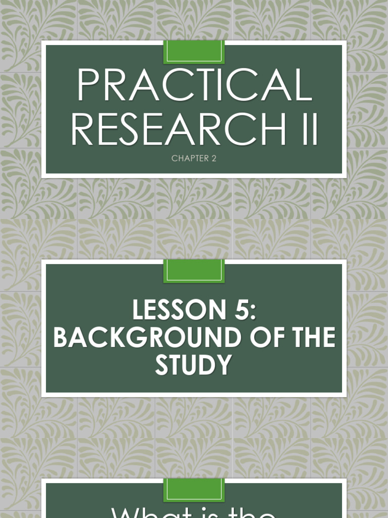 I Am Sharing '006 PRACTICAL RESEARCH II' With You | PDF | Cognition ...