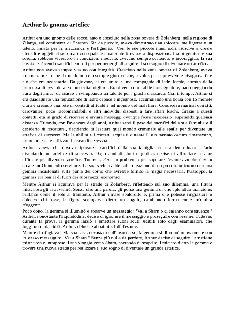 Arthur | PDF