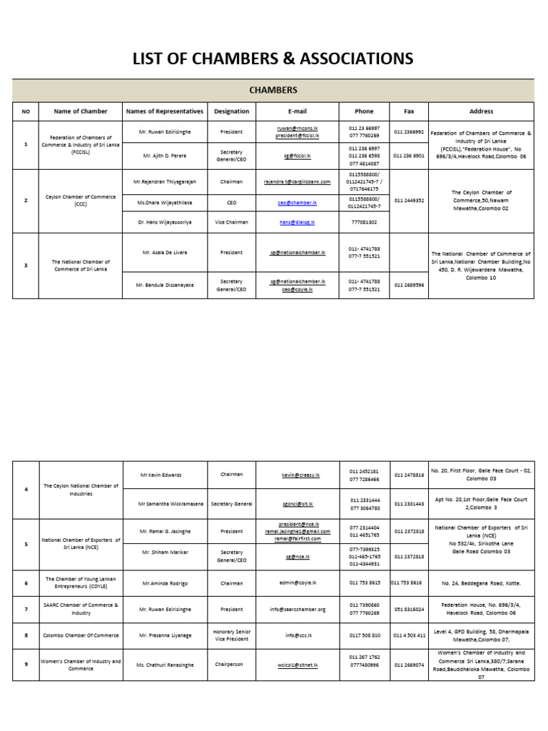 chambers_contact_list (1) | PDF