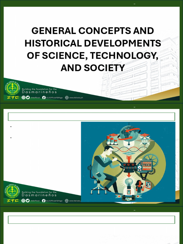 Generalconceptandhistoricaldevelopmentsofscience Technology