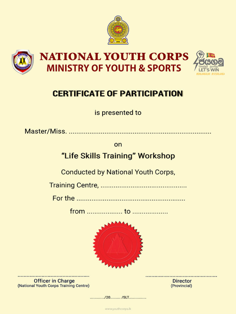 LSTW Certificate | PDF