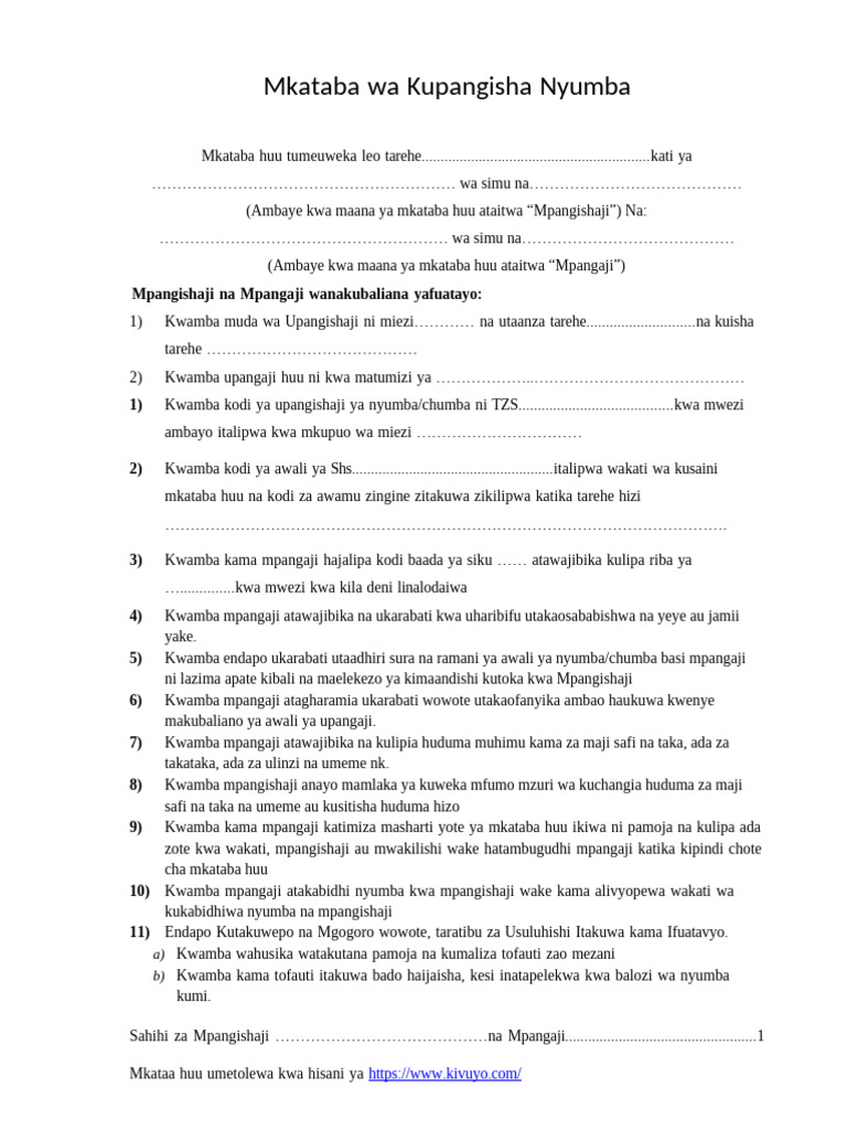 Rent agreement draft pdf