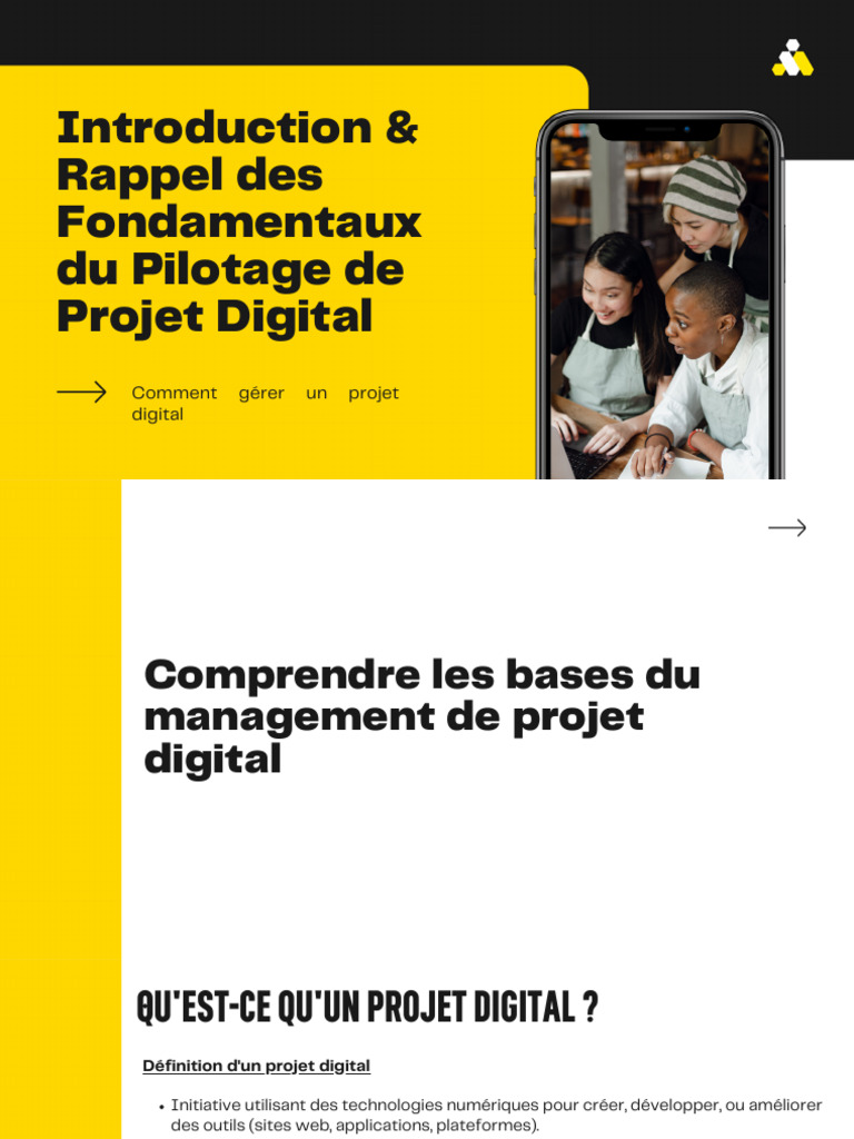 Pilotage Projet Équipe Digital | PDF