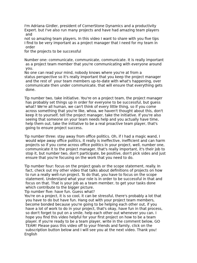 how-to-be-a-good-team-player-pdf