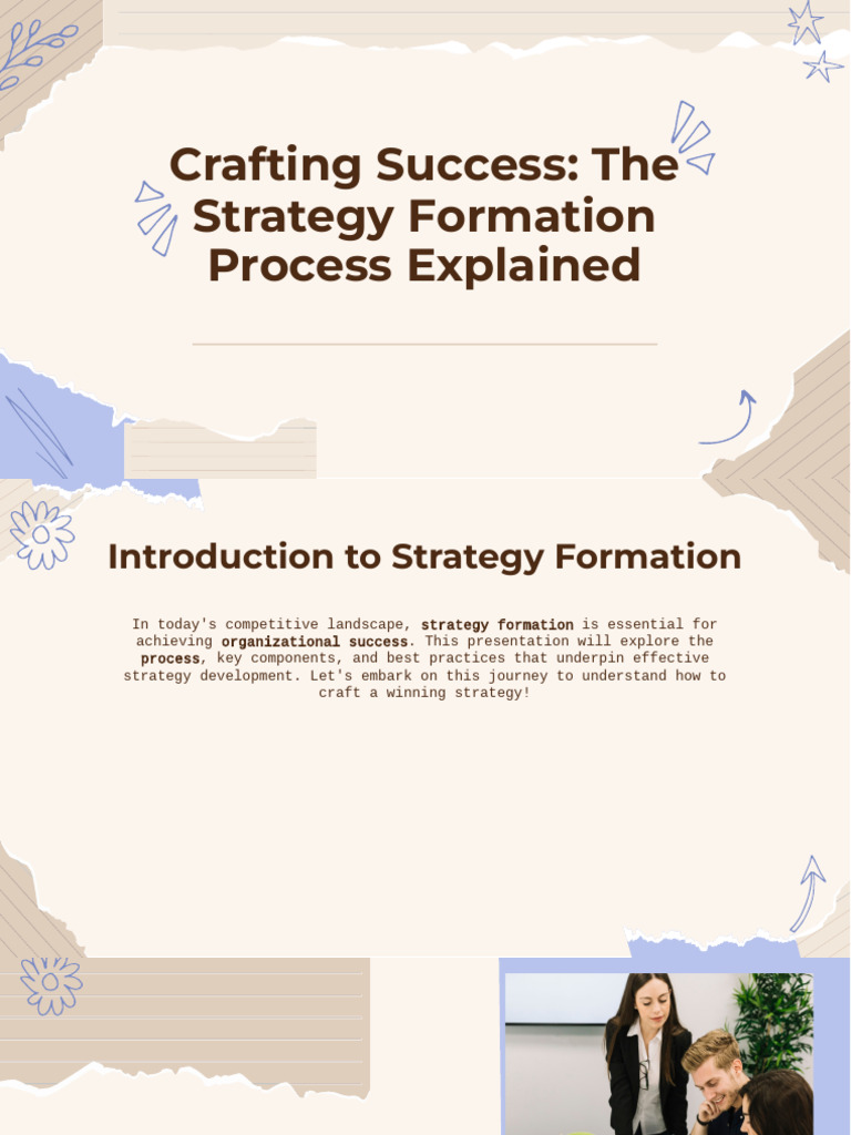 Slidesgo Crafting Success The Strategy Formation Process Explained ...