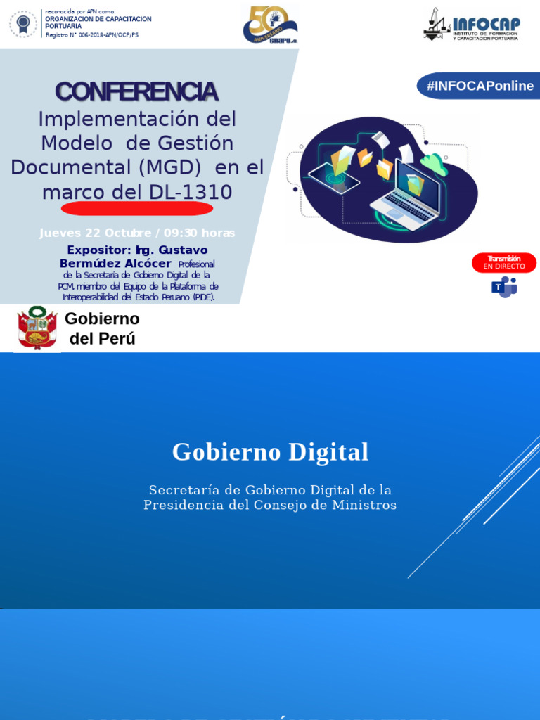 Segdi-Modelo de Gestion Documental en Marco dl1310 | PDF