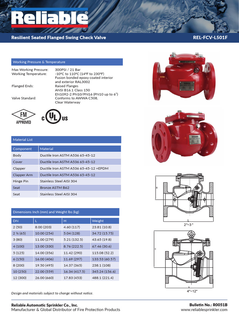 Check Valve Reliable | PDF