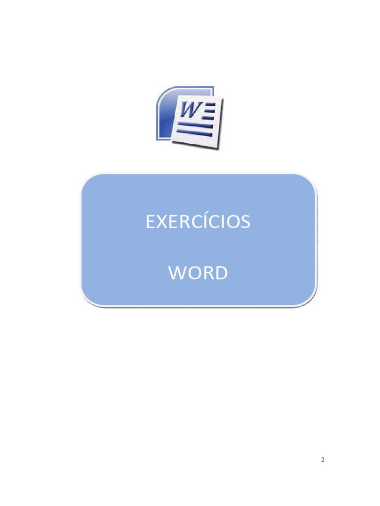 Lista exercicio 2 word 1 pdf